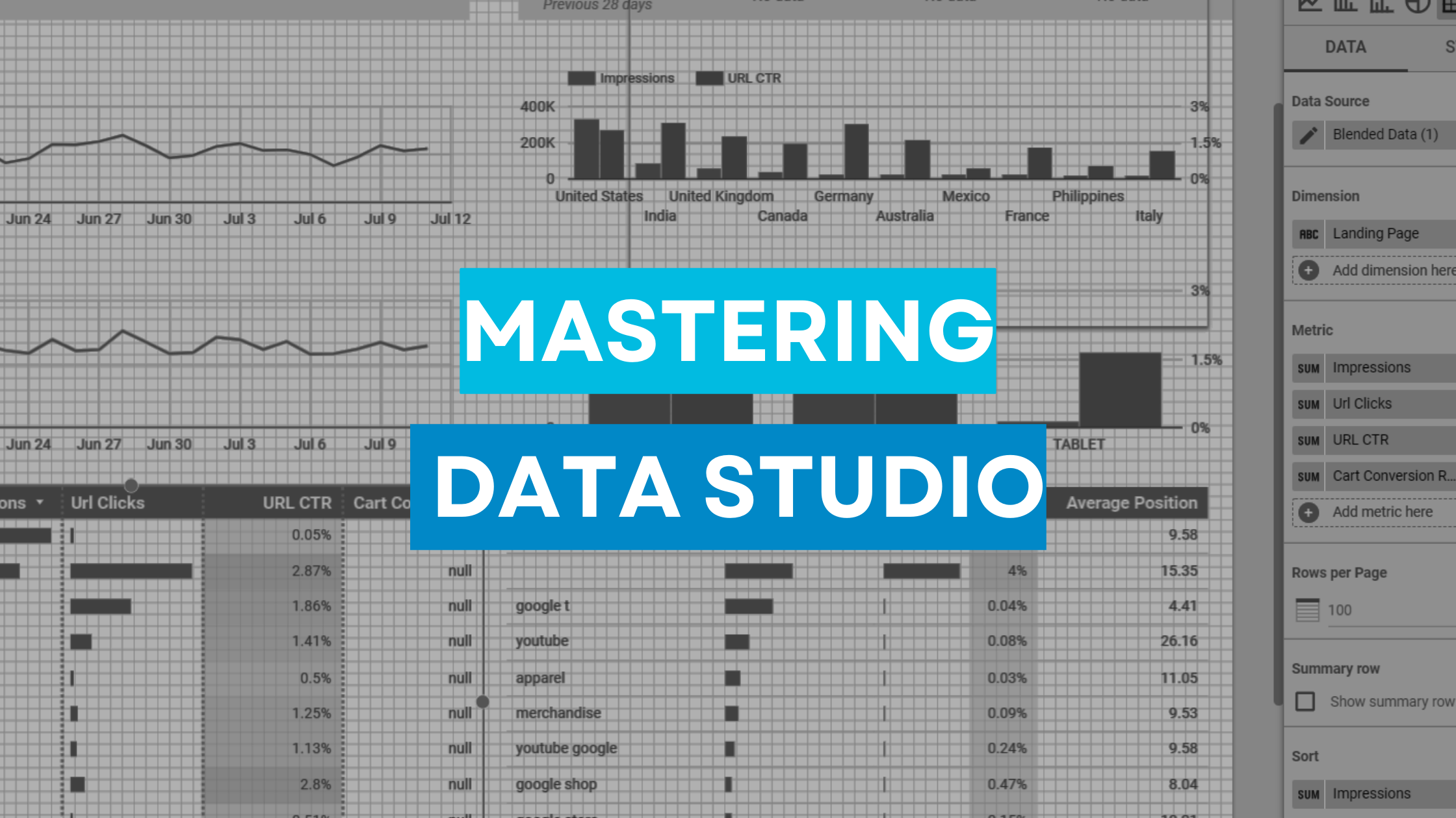 Mastering Data Studio